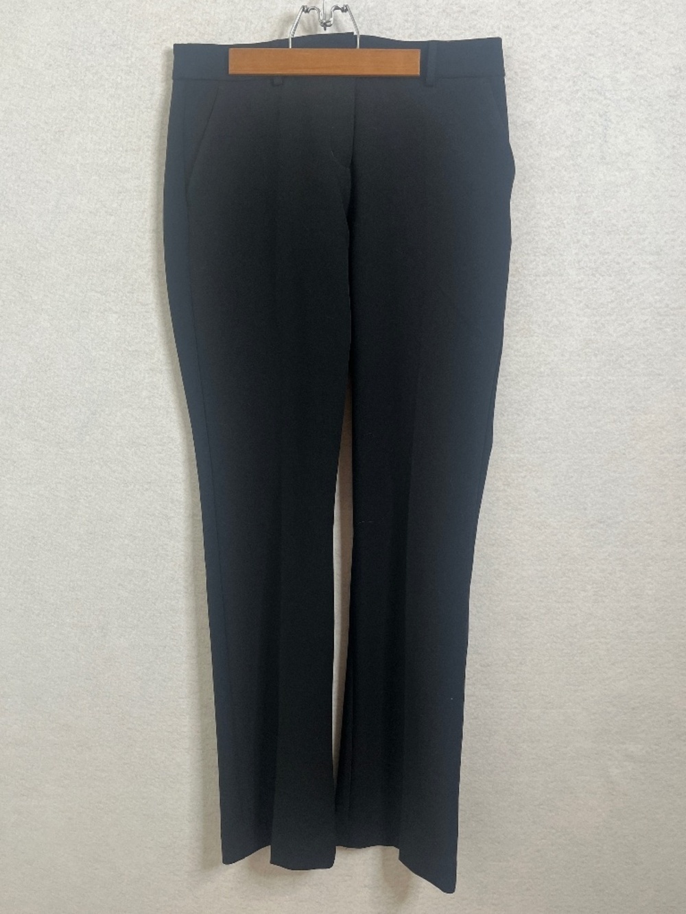 Express Black Dress Pants Straight Leg Mid Rise Work Career Classic
